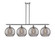 Linear/Island 4 Light + by Innovations ( 405 | 516-4I-SN-G1213-12SM Ballston ) 