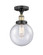 Semi-Flush Mts. Glass Down by Innovations ( 405 | 616-1F-BAB-G204-8 Edison ) 