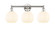 Bathroom Fixtures Three Lights by Innovations ( 405 | 616-3W-PN-G1217-8WV Edison ) 