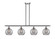 Linear/Island 4 Light + by Innovations ( 405 | 516-4I-SN-G1213-8SM Ballston ) 