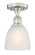 Semi-Flush Mts. Glass Down by Innovations ( 405 | 616-1F-SN-G381 Edison ) 