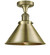 Semi-Flush Mts. Glass Down by Innovations ( 405 | 517-1CH-AB-M10-AB Franklin Restoration ) 