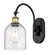 Sconces Single Glass by Innovations ( 405 | 518-1W-BAB-G558-6SDY Ballston ) 