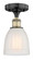 Semi-Flush Mts. Glass Down by Innovations ( 405 | 616-1F-BAB-G441 Edison ) 