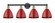 Bathroom Fixtures Four Lights by Innovations ( 405 | 616-4W-BAB-MBD-75-RD Edison ) 