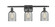 Bathroom Fixtures Three Lights by Innovations ( 405 | 516-3W-BK-G257 Ballston ) 