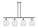 Linear/Island 4 Light + by Innovations ( 405 | 516-4I-SN-G372-LED Ballston ) 