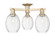 Semi-Flush Mts. Multi-port/Cluster by Innovations ( 405 | 716-3F-CB-G459-6CL Arcadia ) 