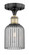 Semi-Flush Mts. Geometric/Linear by Innovations ( 405 | 616-1F-BAB-G559-5SM Edison ) 