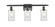 Bathroom Fixtures Three Lights by Innovations ( 405 | 516-3W-BK-G804 Ballston ) 