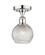 Semi-Flush Mts. Glass Down by Innovations ( 405 | 616-1F-PC-G122C-6CL Edison ) 