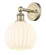 Sconces Single Glass by Innovations ( 405 | 616-1W-AB-G1217-8WV Edison ) 