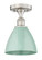 Semi-Flush Mts. Glass Down by Innovations ( 405 | 616-1F-SN-MBD-75-SF Edison ) 