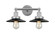 Bathroom Fixtures Two Lights by Innovations ( 405 | 616-2W-PC-M6-BK Franklin Restoration ) 