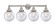 Bathroom Fixtures Four Lights by Innovations ( 405 | 616-4W-SN-G204-8 Edison ) 