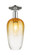 Semi-Flush Mts. Glass Down by Innovations ( 405 | 716-1C-PN-G484-7AM Arcadia ) 