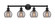 Bathroom Fixtures Four Lights by Innovations ( 405 | 616-4W-BK-G1213-6SM Edison ) 