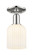 Semi-Flush Mts. Glass Down by Innovations ( 405 | 716-1C-PN-G559-5GWH Arcadia ) 