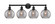 Bathroom Fixtures Four Lights by Innovations ( 405 | 616-4W-BK-G1213-8SM Edison ) 
