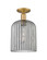 Semi-Flush Mts. Glass Down by Innovations ( 405 | 716-1C-BB-G559-8SM Arcadia ) 