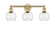 Bathroom Fixtures Three Lights by Innovations ( 405 | 616-3W-BB-G124-6 Edison ) 
