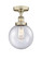 Semi-Flush Mts. Glass Down by Innovations ( 405 | 616-1F-AB-G204-8 Edison ) 