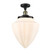 Semi-Flush Mts. Glass Down by Innovations ( 405 | 517-1CH-BAB-G661-12-LED Franklin Restoration ) 