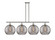Linear/Island 4 Light + by Innovations ( 405 | 516-4I-PN-G1213-12SM Ballston ) 