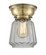 Flush Mounts Glass Down by Innovations ( 405 | 623-1F-AB-G142-LED Franklin Restoration ) 