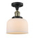Semi-Flush Mts. Glass Down by Innovations ( 405 | 517-1CH-BAB-G71 Franklin Restoration ) 