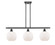 Linear/Island 3 Light Bar by Innovations ( 405 | 516-3I-BK-G121-8 Ballston ) 