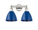 Bathroom Fixtures Two Lights by Innovations ( 405 | 616-2W-PN-MBD-75-BL Edison ) 