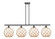Linear/Island 4 Light + by Innovations ( 405 | 516-4I-BK-G121-10RB Ballston ) 
