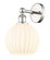 Sconces Single Glass by Innovations ( 405 | 616-1W-PN-G1217-8WV Edison ) 