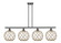 Linear/Island 4 Light + by Innovations ( 405 | 516-4I-BK-G122-10RB Ballston ) 