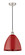 Mini Pendants Metal Shade by Innovations ( 405 | 616-1P-PN-MBD-12-RD Edison ) 