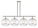 Linear/Island 4 Light + by Innovations ( 405 | 516-4I-PN-G556-12CL Ballston ) 