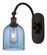 Sconces Single Glass by Innovations ( 405 | 518-1W-OB-G558-6BL Ballston ) 