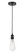 Mini Pendants Cable by Innovations ( 405 | 616-1P-BK-BB95LED Edison ) 