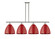 Linear/Island 4 Light + by Innovations ( 405 | 516-4I-PN-MBD-12-RD Ballston ) 