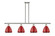 Linear/Island 4 Light + by Innovations ( 405 | 516-4I-PN-MBD-75-RD Ballston ) 
