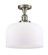 Semi-Flush Mts. Cage by Innovations ( 405 | 517-1CH-SN-G71-L-LED Franklin Restoration ) 
