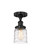 Semi-Flush Mts. Glass Down by Innovations ( 405 | 616-1F-BK-G513 Edison ) 