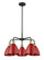 Mid. Chandeliers Metal Shade by Innovations ( 405 | 516-5CR-BAB-MBD-75-RD Ballston ) 