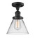 Semi-Flush Mts. Glass Down by Innovations ( 405 | 517-1CH-BK-G42-LED Franklin Restoration ) 