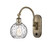 Sconces Single Glass by Innovations ( 405 | 518-1W-AB-G1215-6-LED Ballston ) 