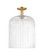 Semi-Flush Mts. Glass Down by Innovations ( 405 | 716-1C-CB-G559-12CL Arcadia ) 