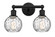 Bathroom Fixtures Two Lights by Innovations ( 405 | 616-2W-BK-G1215-6 Edison ) 
