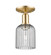 Semi-Flush Mts. Glass Down by Innovations ( 405 | 716-1C-CB-G559-5SM Arcadia ) 