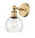 Sconces Single Glass by Innovations ( 405 | 616-1W-BB-G122-6 Edison ) 